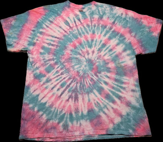 Cotton Candy Swirl Hand Dyed Tee