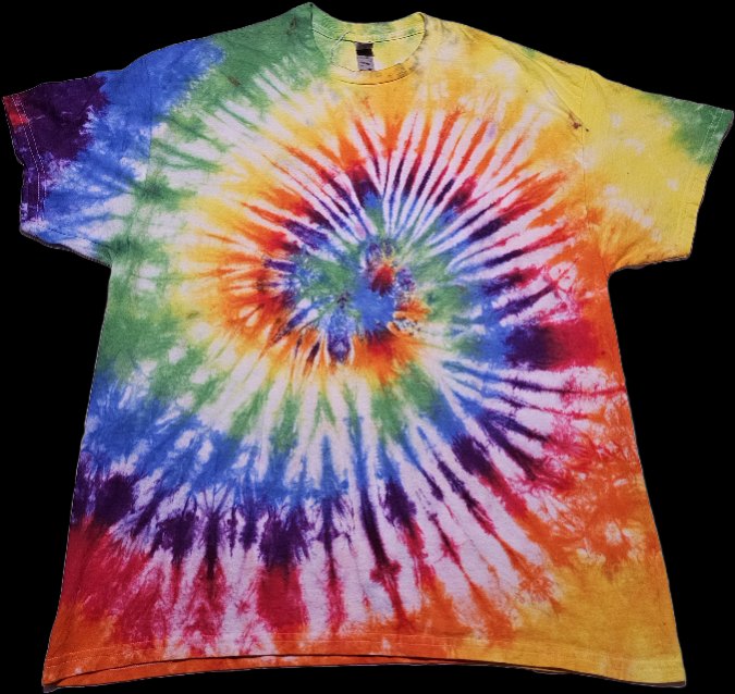 Prismatic Swirl Hand Dyed Tee