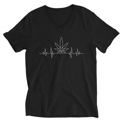 CannaBeat Classic Short Sleeve V-Neck T-Shirt