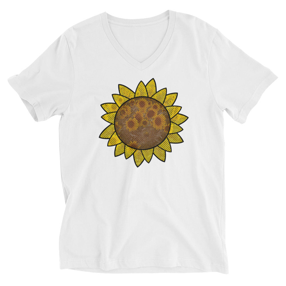 Solar Flower V-Neck T-Shirt